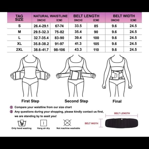 Hourglass Slimming Waist Trainer Abs Belt By Maya Nicks - Picture 6 of 6
